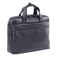 Swiss Mobility Valais Executive Briefcase, Fits Devices Up to 15.6", Leather, 4.75 x 4.75 x 11.5, Black (EXB532SMBK)