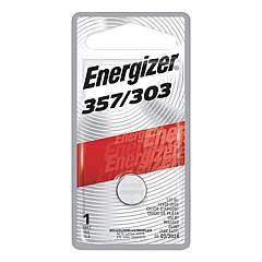 Energizer 357/303 Silver Oxide Button Cell Battery, 1.5 V (357BPZ)