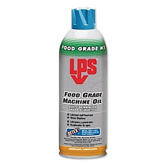 LPS Food Grade Machine Oil, 11 oz Aerosol Can, 12/Carton (01316)