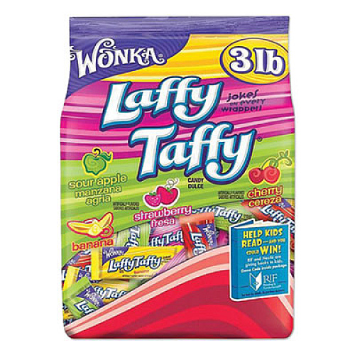 Nestl Laffy Taffy, Assorted Flavors, Individually Wrapped, 48 oz (13342)