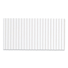 Pacon Corobuff Corrugated Paper Roll, 48" x 25 ft, White (0011011)