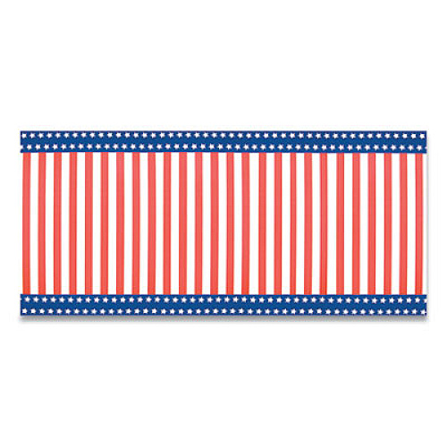 Pacon Corobuff Corrugated Paper Roll, 48" x 25 ft, Stars and Stripes (0019841)