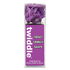 Zorbitz Twiddle Fidget Crunch Shape, Purple, Ages 5 and Up (1473)