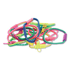 Zorbitz Fidget Zipper Bracelets, Ages 5 and Up, 12/Pack (1981)