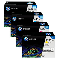 HP 643A Toner Cartridge Bundle