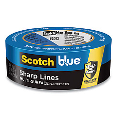 ScotchBlue Ultra Sharp Lines Multi-Surface Painter's Tape, 3" Core, 1.41" x 45 yds, Blue (209836D)