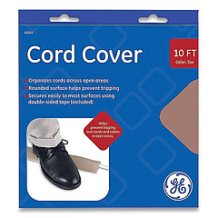 Power Gear Cord Cover, 2.5" x 10 ft, Tan (43002)