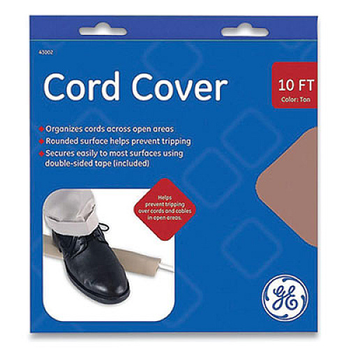 Power Gear Cord Cover, 2.5" x 10 ft, Tan (43002)