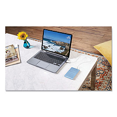 Seagate Backup Plus Slim External Hard Drive, 2 TB, USB 2.0/3.0, Blue (STKB2000402)