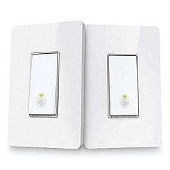 TP-Link Kasa Smart Wi-Fi Light Switch Kit, Three-Way, 3.3" x 1.8" x 5" (HS210KIT)