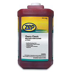 Zep Professional Cherry Industrial Hand Cleaner with Abrasive, Cherry, 1 gal Bottle, 4/Carton (R04860)
