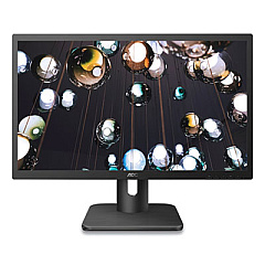 AOC TFT Active Matrix LED Monitor, 21.5" Widescreen, TFT Panel, 1920 Pixels x 1080 Pixels (22E1H)