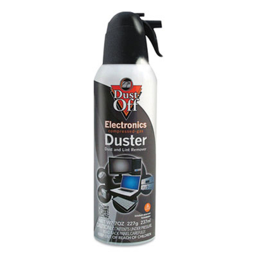 Dust-Off Disposable Compressed Gas Duster, 7 oz Can (DPSM) | BlueDogInk.com
