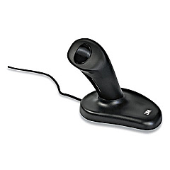 3M Ergonomic Wired Three-Button Optical Mouse, Large, USB/PS2, Right Hand Use, Black (EM500GPL)
