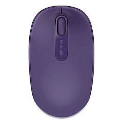 Microsoft Mobile 1850 Wireless Optical Mouse, 2.4 GHz Frequency/16.4 ft Wireless Range, Left/Right Hand Use, Pantone Purple (U7Z00041)
