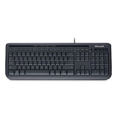 Microsoft 600 Wired Gaming Keyboard, 104 Keys, Black (ANB00001)