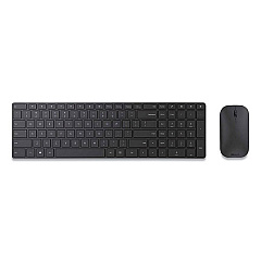 Microsoft Designer Desktop Wireless Keyboard and Mouse Combo, Black (7N900001)