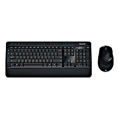 Microsoft Desktop 3050 Wireless Keyboard and Mouse Combo, 2.4 GHz Frequency, Black (PP300001)