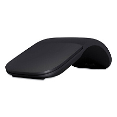 Microsoft Arc Wireless Bluetooth Mouse, 32.8 ft Wireless Range, Left/Right Hand Use, Black (ELG00001)