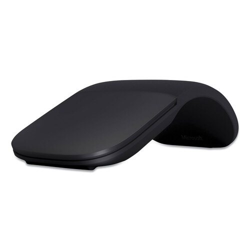 Microsoft Arc Wireless Bluetooth Mouse, 32.8 ft Wireless Range, Left/Right Hand Use, Black (ELG00001)