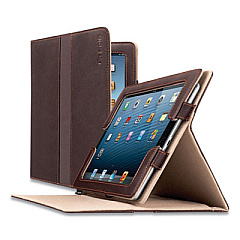 Solo Ascent Leather Case for iPad/iPad 2/3rd Gen/4th Gen, Brown (VTA2103)
