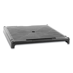 Vu Ryte Monitor Riser, 11.38" x 11.38" x 1", Graphite, Supports 60 lbs (2455)