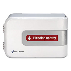 First Aid Only Bleeding Control Cabinet - Texas Mandate, 10.75 x 16.13 x 5.75 (91161)