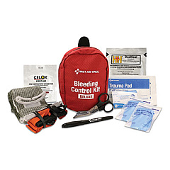 First Aid Only Deluxe Pro Bleeding Control Kit, 5 x 7 x 4 (91138)
