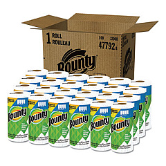 Bounty Select-a-Size Kitchen Roll Paper Towels, 2-Ply, 5.9 x 11, White, 74 Sheets/Roll, 24 Rolls/Carton (65517)