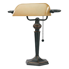 V-Light Incandescent Desk Lamp, 6.5 x 6.5 x 16, Oil Rubbed Bronze (CAVS91045BRZ)
