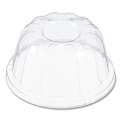 Dart D-T Sundae/Cold Cup Lids, Fits 8 oz to 16 oz Containers and 32 oz to 60 oz Cups, Clear, 500/Carton (32HDLC)