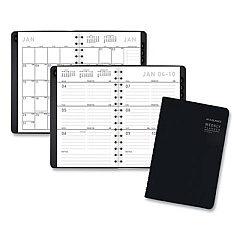 AT-A-GLANCE Contemporary Weekly/Monthly Planner, Open-Block Format, 8.5 x 5.5, Black Cover, 12-Month (Jan to Dec): 2022 (70100X05)