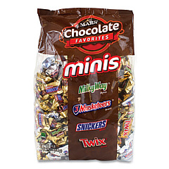 MARS Chocolate Favorites Minis Variety Mix, 240 Pieces, 67.2 oz Bag (20900379)