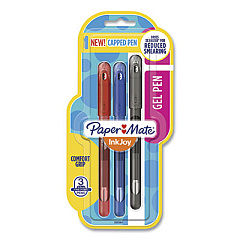 Paper Mate InkJoy Gel Pen, Stick, Fine 0.5 mm, Assorted Ink and Barrel Colors, 3/Pack (2022981)