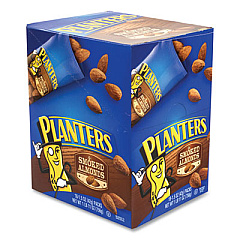 Planters Smoked Almonds, 1.5 oz Pack, 18 Packs/Box (20900628)