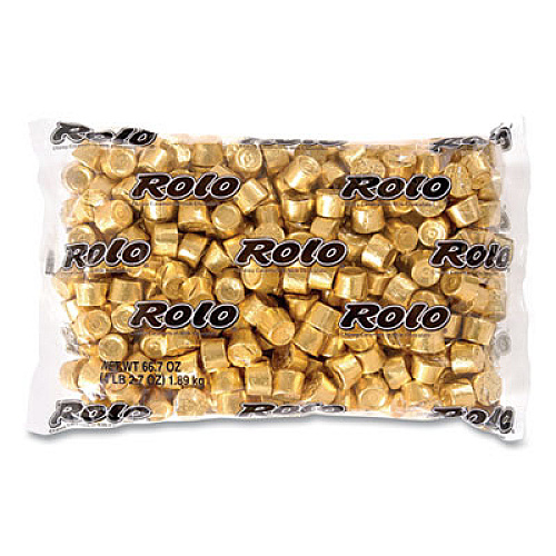 ROLO Bulk Pack Creamy Caramels Wrapped in Rich Chocolate Candy, 66.7 oz Bag (24600058)
