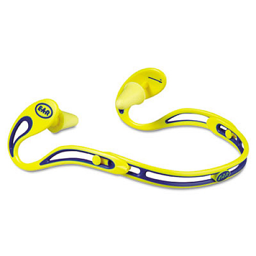 3M E-A-R Swerve Banded Hearing Protector, Corded, Yellow (3222000)
