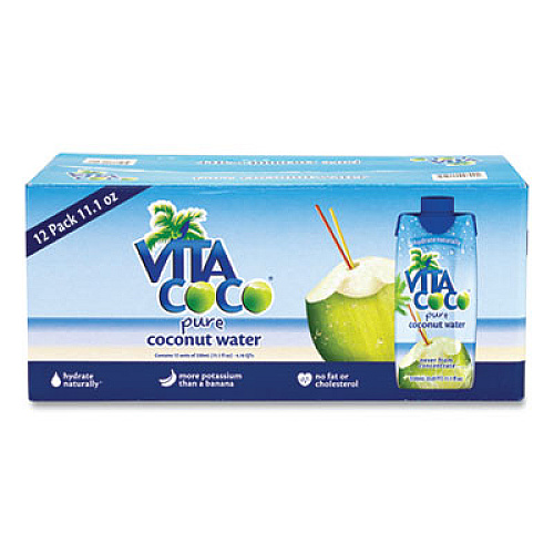 Vita Coco Pure Coconut Water, 11.1 oz Box, 12/Box (90000089)