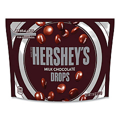 Hershey's Drops Candy, Milk Chocolate,, 7.6 oz Bag, 3 Bags/Pack (24600467)