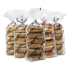 Just Bagels Assorted Bagels, Assorted Flavors, 6 Bagels/Pack, 5 Packs/Carton (90300107)
