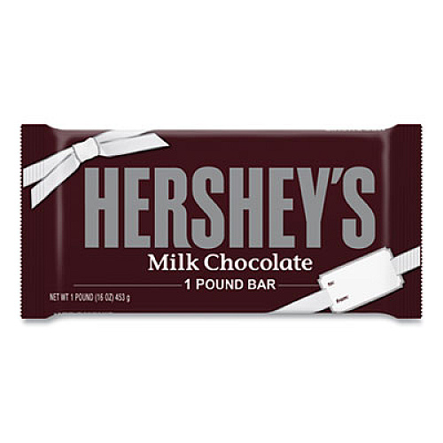 Hershey's Milk Chocolate Bar, 1 lb Bar (24600128)