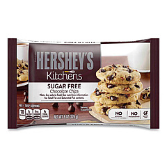 Hershey's Sugar Free Chocolate Chips, 8 oz Bag, 2/Pack (24600350)