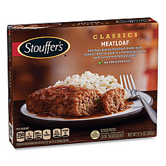 Stouffer's Classics Meatloaf with Mashed Potatoes, 9,88 oz Box, 3 Boxes/Pack (90300129)