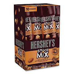 Hershey's Snack Mix, Milk Chocolate, 2 oz Tube, 10 Tubes/Box (24600294)