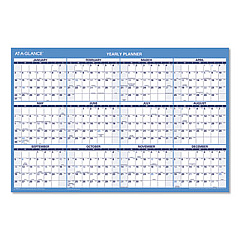 AT-A-GLANCE Horizontal Reversible/Erasable Wall Planner, 36 x 24, AY: 12-Month (July-June): 2021-2022, RY: 12-Month (Jan-Dec): 2022 (PM200S28)