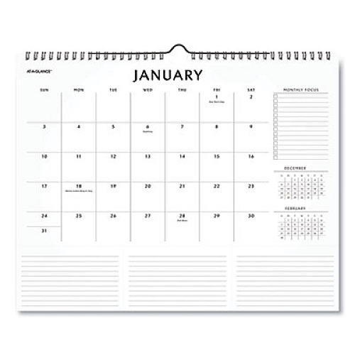 AT-A-GLANCE Elevation Wall Calendar, Elevation Focus Formatting, 15 x 12, White Sheets, 12-Month (Jan to Dec): 2023 (PM75828)
