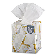 Kleenex Boutique White Facial Tissue, 2-Ply, Pop-Up Box, 95 Sheets/Box, 3 Boxes/Pack (21200)