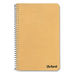 Oxford One-Subject Notebook, Medium/College Rule, Tan Cover, 11 x 8.5, 80 Sheets (25404R)