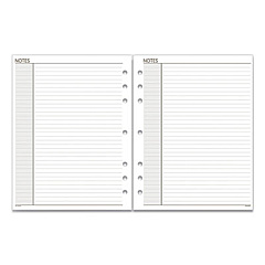 AT-A-GLANCE Lined Notes Pages for Planners/Organizers, 11 x 8.5, White Sheets, Undated (018200)