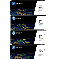 HP 658A Toner Cartridge Set